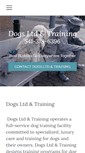 Mobile Screenshot of dogsltdtraining.com